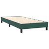vidaXL Boxspring met matras fluweel donkergroen 80x210 cm