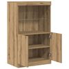 vidaXL Dressoir Bruin 60 x 37 x 100 cm Bewerkt hout