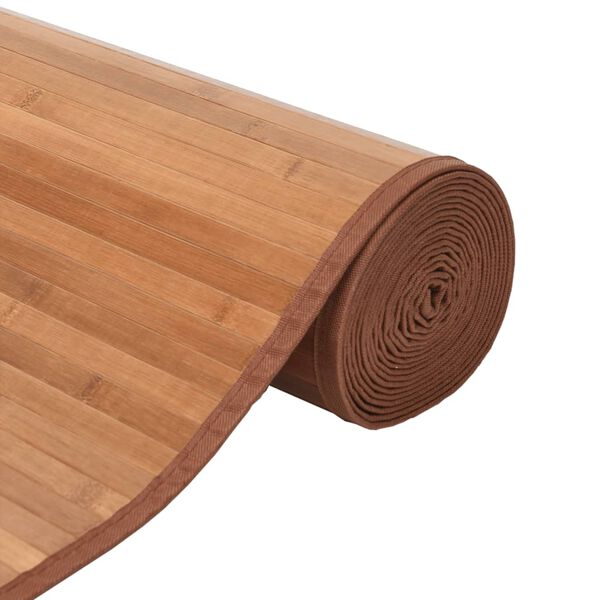 vidaXL Vloerkleed rechthoekig 100x300 cm bamboe naturel