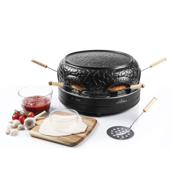 Bestron Pizzamaker voor 4 personen APD400Z 800 W zwart