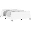 vidaXL Bedframe met matras Wit 160 x 200 cm Stof
