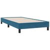 vidaXL Bedframe zonder matras 90x210 cm fluweel donkerblauw