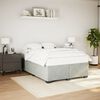 vidaXL Bedframe zonder matras 140x190 cm fluweel lichtgrijs