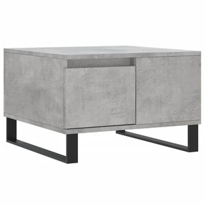 vidaXL Salontafel 55x55x36,5 cm bewerkt hout betongrijs