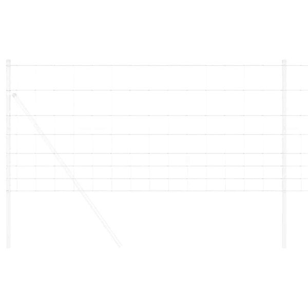 vidaXL Wilde Hek Warm Verzinkt 1000 x 100 x 0,18 cm IJzer