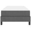 vidaXL Boxspringbed met matras Donkergrijs 90 x 190 cm Stof