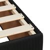 vidaXL Boxspring met matras fluweel zwart 80x200 cm