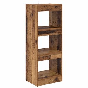 vidaXL Boekenkast 3-laags 40 x 30 x 103 cm Bewerkt hout Oud hout