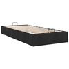 vidaXL Bedframe zonder matras 80x200 cm stof zwart
