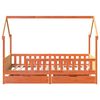 vidaXL Kinderbedframe 90x200 cm massief grenenhout