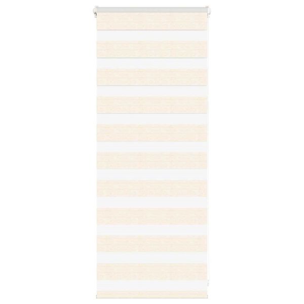 vidaXL Zebra rolgordijn 55x100 cm stofbreedte 50,9 cm marmerbeige