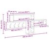 vidaXL Wandgemonteerde kapstok Grijs Sonoma 100 x 12 x 43,5 cm
