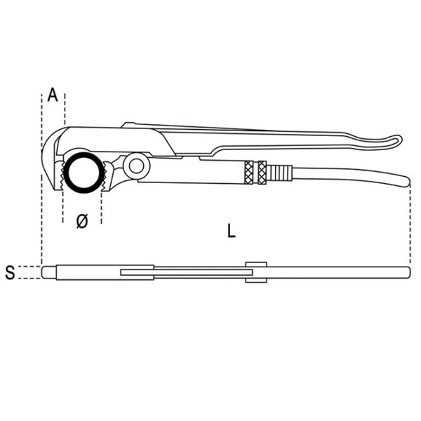 Beta Tools Pijptang 376 550