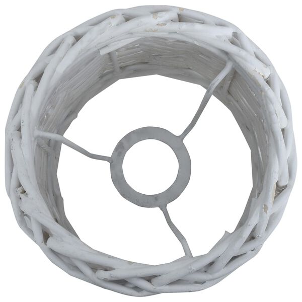 vidaXL Lampenkap 25x17 cm wicker wit