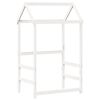 vidaXL Kinderbedhuisje 118x70x176,5 cm massief grenenhout wit