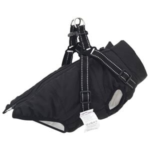 vidaXL Hondenjas Zwart L40 Fleece en polyester