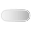 vidaXL LED Badkamer Spiegel Transparant 90 x 40 cm gehard glas