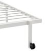 vidaXL Bedframe zonder matras opvouwbaar 100x190 cm staal wit