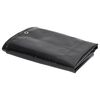 vidaXL Dekzeil 650 g/m&sup2; 3x3 m zwart