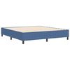 vidaXL Platform bedframe Blauw 180 x 200 cm Katoen Stof