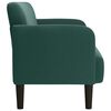 vidaXL Loveseat bank 109 cm fluweel donkergroen
