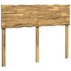 vidaXL Live Edge Hoofdbord ROSTOCK Wit 140 cm Massief Acaciahout