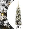 vidaXL Kunstkerstboom Groen 120 cm PVC en Staal en Kunststof