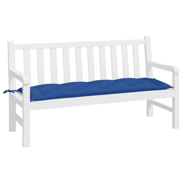 vidaXL Tuinbankkussen 150x50x7 cm oxford stof blauw