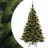 vidaXL Kunstkerstboom met kerstbal 180 cm 300 LED's Warmwit