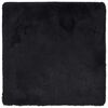 vidaXL Hoogpolig vloerkleed NAVARRA 160x160 cm polyester zwart