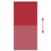 vidaXL Rolgordijn verduisterend 70x175 cm stofbreedte 65,7 cm rood