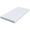vidaXL Matras Wit 90 x 200 cm PU Schuim