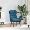 vidaXL Fauteuil Blauw 69 x 74 x 93 cm Fluweel