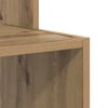 vidaXL Bureau met plank Artisan Eiken 106 x 40 x 88.5 cm Bewerkt hout
