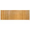 vidaXL Vloerkleed rechthoekig 100x300 cm bamboe naturel