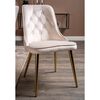 Venture Home Eetkamerstoelen 2 st Velvet Deluxe messing fluweel