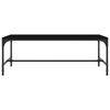 vidaXL Salontafel 100x50x35 cm bewerkt hout zwart