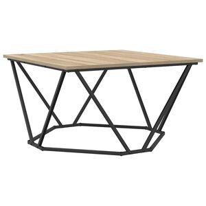 vidaXL Salontafel Sonoma Eiken 80 x 80 x 45 cm