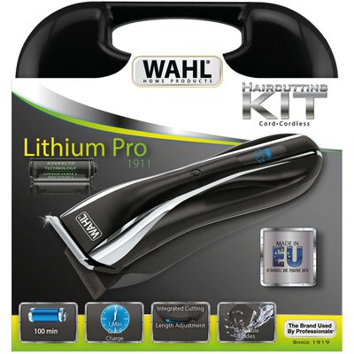 Wahl 13-delige Tondeuseset Lithium Pro LCD 6 W