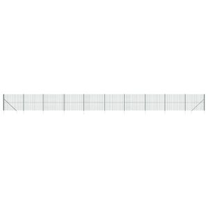 vidaXL Draadgaashek met grondankers 1,8x25 m groen