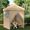 vidaXL Partytent Beige 200 x 200 x 306 cm Oxford Stof