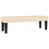 vidaXL Bankje 100x30x30 cm stof cr&egrave;mekleurig