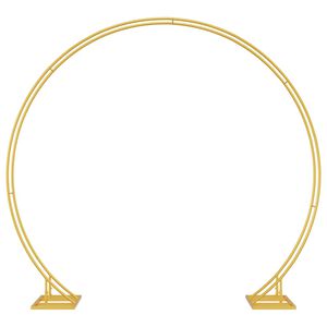 vidaXL Trouwrand Goud 220 x 45 x 200 cm Staal