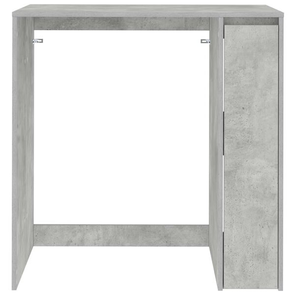 vidaXL Wasmachinekast met opslag Beton 87 x 60 x 69 cm Bewerkt hout