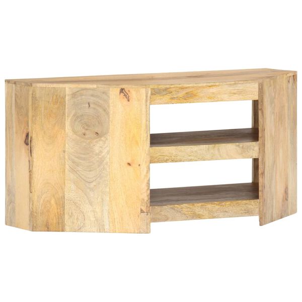 vidaXL Tv-hoekmeubel 90x45x45 cm massief mangohout