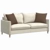 vidaXL Sofa Kussens 2 stuks Bruin 50 x 50 cm Stof