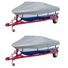 vidaXL Boothoezen 2 st 488-564x239 cm grijs