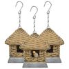 vidaXL Vogelhuizen 3 st wicker