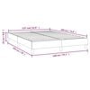 vidaXL Boxspring bed 140x190 cm fluweel lichtgrijs