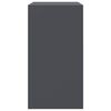 vidaXL Dressoir 67x39x73 cm staal antracietkleurig